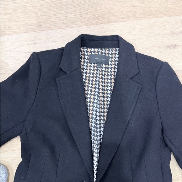 Ann Taylor Classic Black Coat - Picture 3 of 8